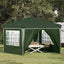 Pop-up Festtelt 288 x 288 x 245 cm Grøn Oxford stof