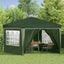 Pop-up Festtelt 288 x 288 x 245 cm Grøn Oxford stof