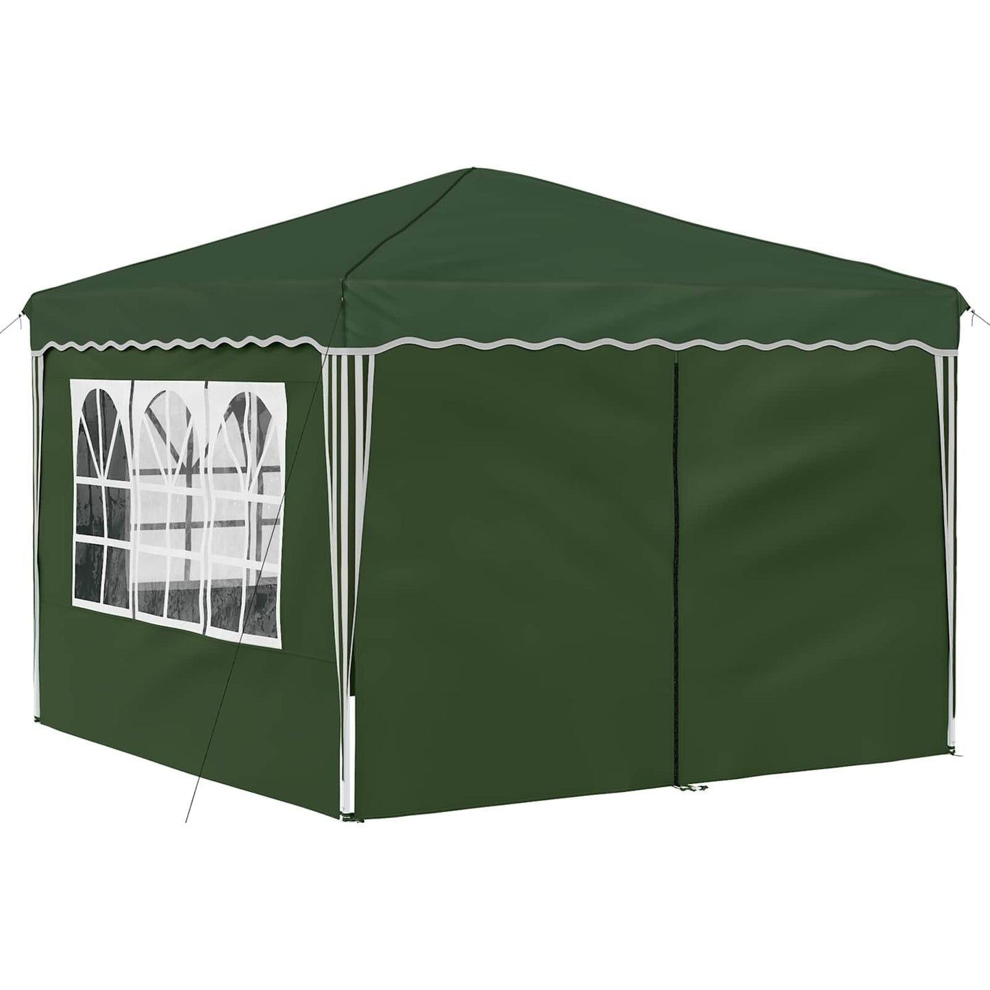 Pop-up Festtelt 288 x 288 x 245 cm Grøn Oxford stof