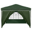 Pop-up Festtelt 288 x 288 x 245 cm Grøn Oxford stof
