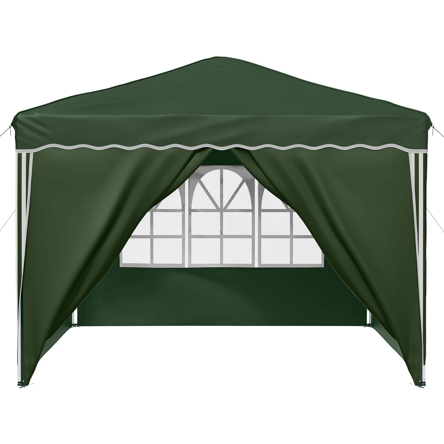 Pop-up Festtelt 288 x 288 x 245 cm Grøn Oxford stof