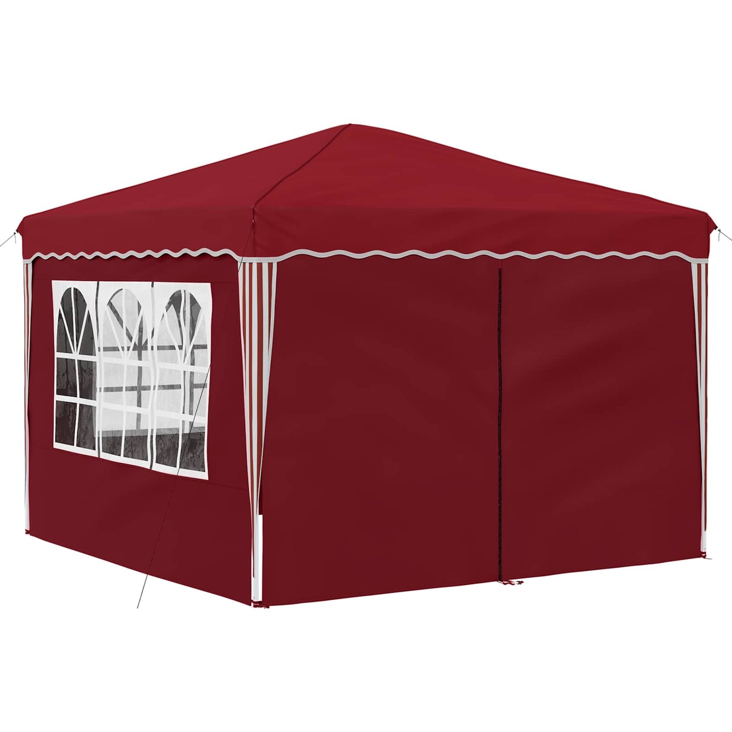 Pop-up Festtelt 288 x 288 x 245 cm Bordeaux Oxford stof