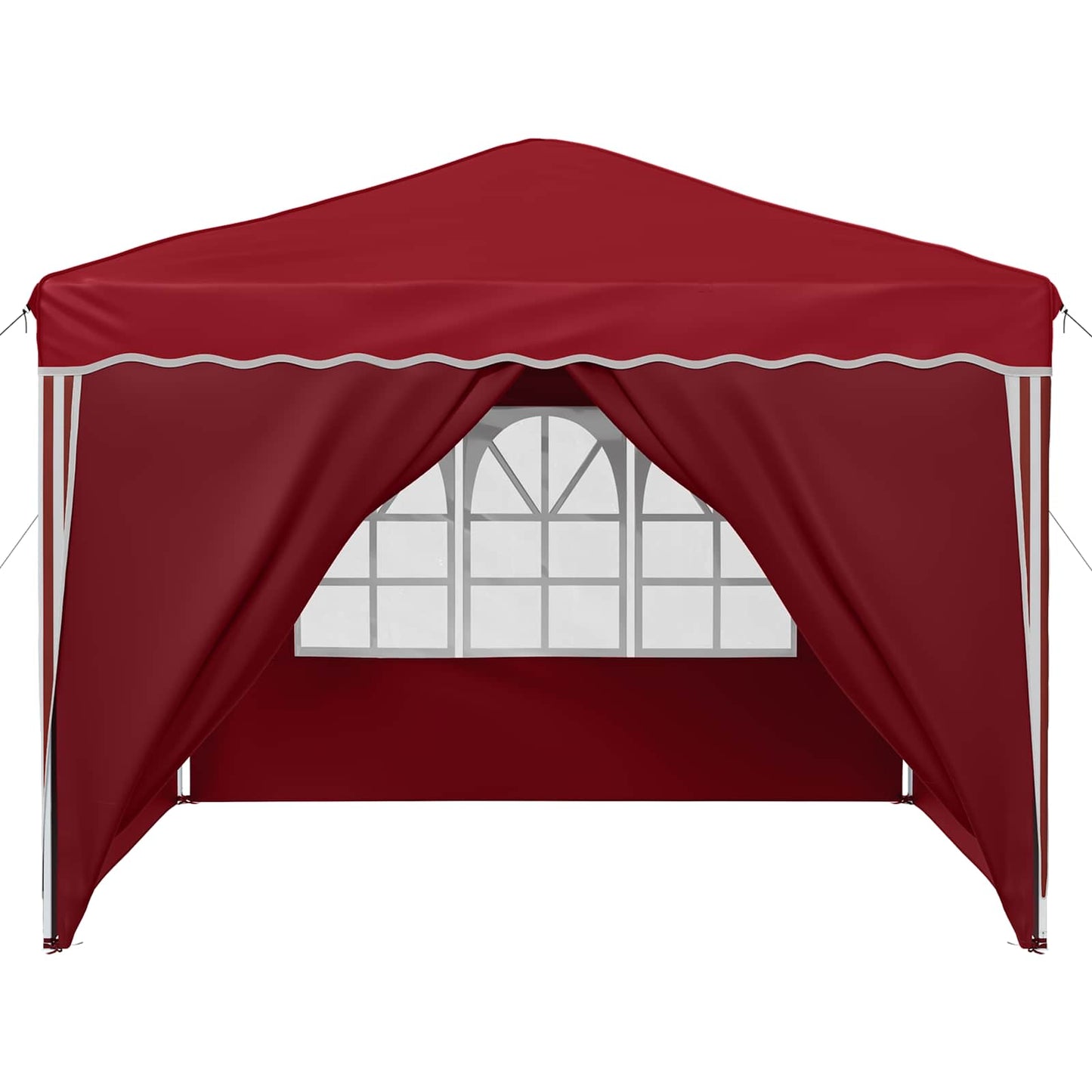Pop-up Festtelt 288 x 288 x 245 cm Bordeaux Oxford stof
