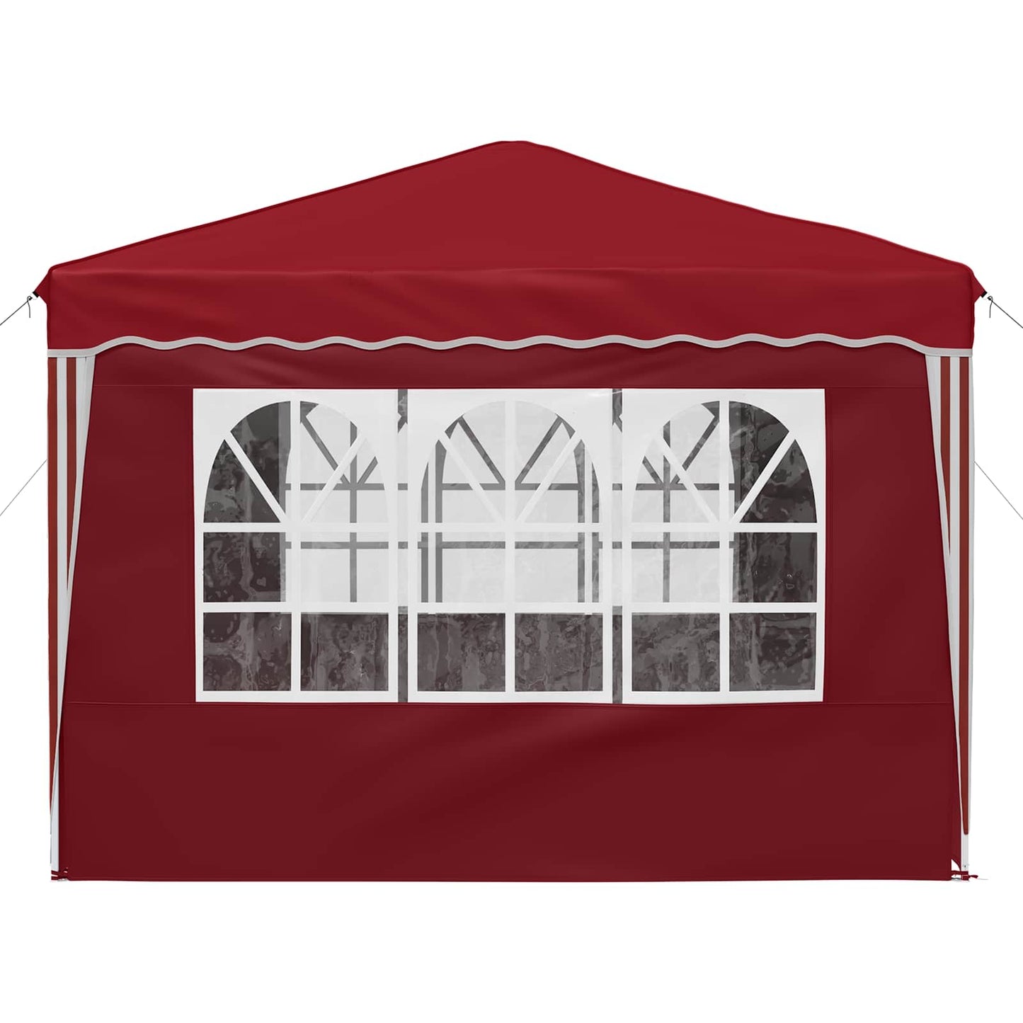 Pop-up Festtelt 288 x 288 x 245 cm Bordeaux Oxford stof