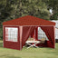 Pop-up Festtelt 288 x 288 x 245 cm Terrakotta Oxford stof
