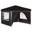 Pop-up Festtelt 288 x 288 x 245 cm Sort Oxford stof