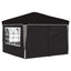 Pop-up Festtelt 288 x 288 x 245 cm Sort Oxford stof