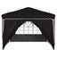 Pop-up Festtelt 288 x 288 x 245 cm Sort Oxford stof