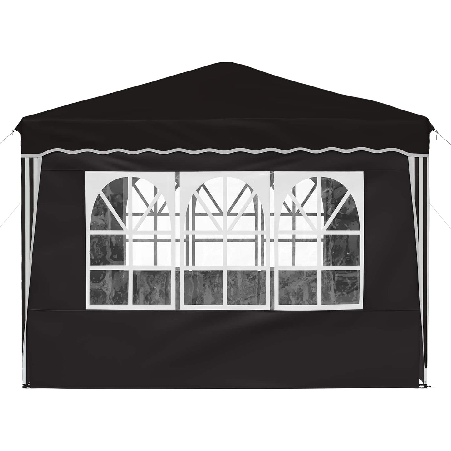 Pop-up Festtelt 288 x 288 x 245 cm Sort Oxford stof