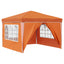 Pop-up Festtelt 288 x 288 x 245 cm Orange Oxford stof