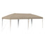 Pop-up Festtelt 575 x 290 x 245 cm Cremefarvet