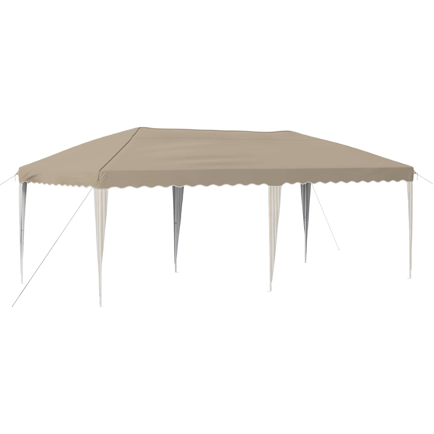 Pop-up Festtelt 575 x 290 x 245 cm Cremefarvet