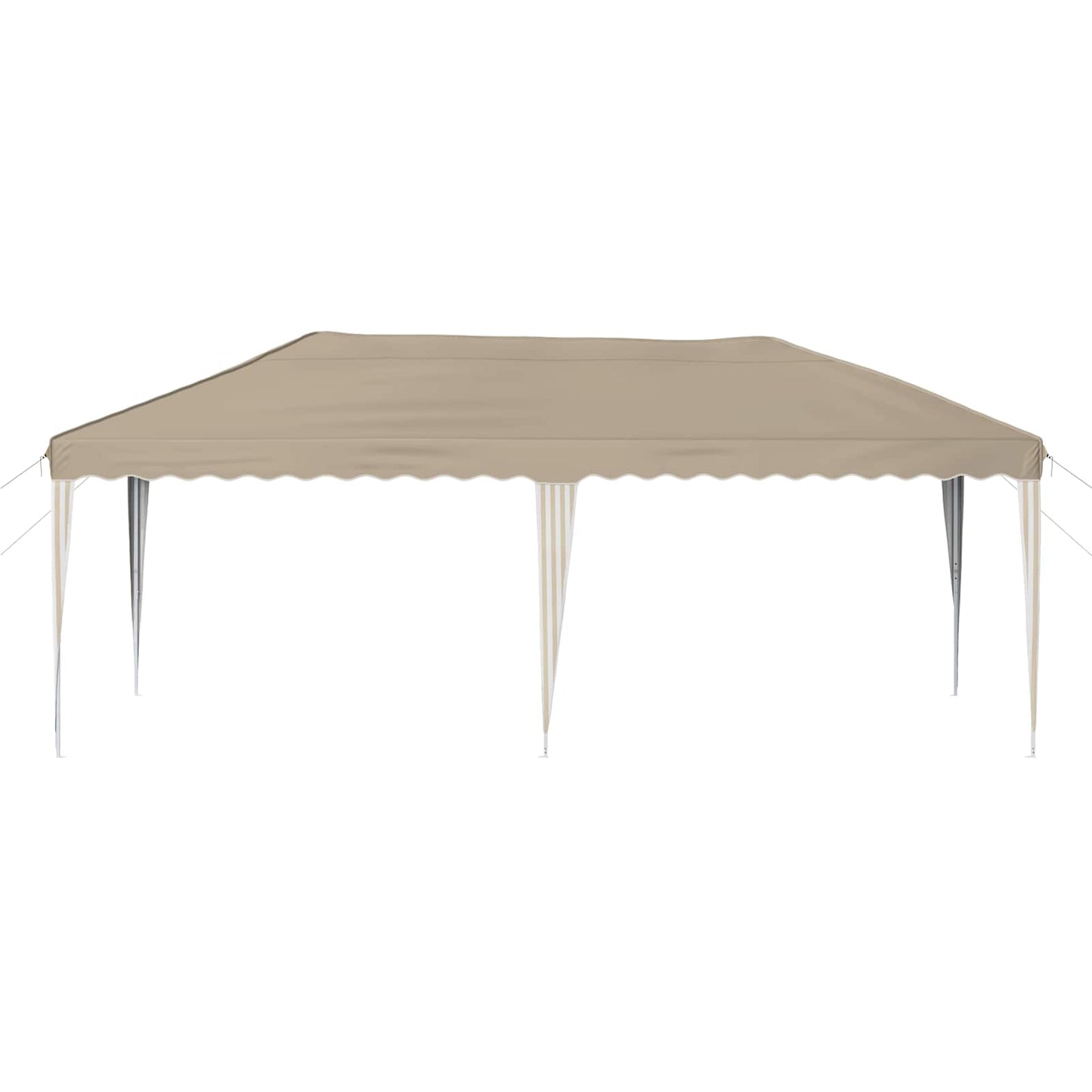 Pop-up Festtelt 575 x 290 x 245 cm Cremefarvet