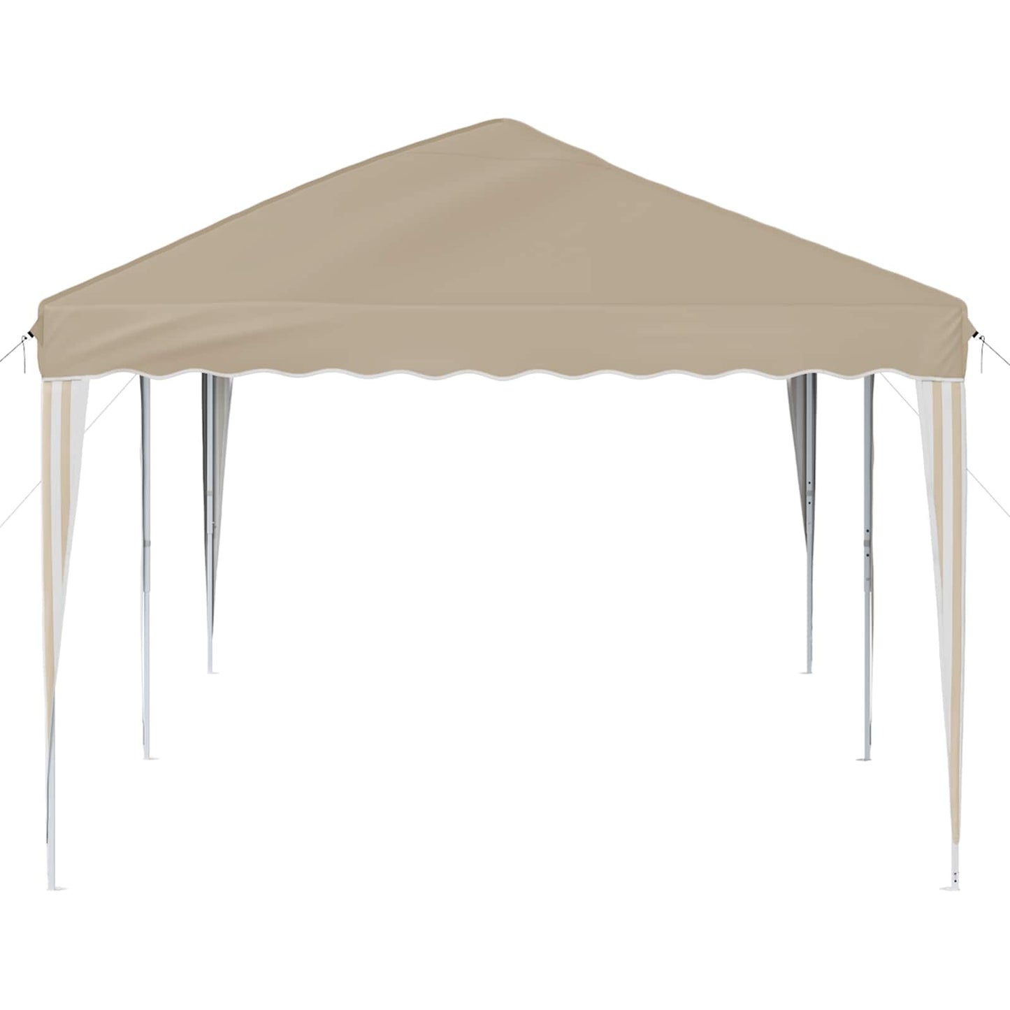 Pop-up Festtelt 575 x 290 x 245 cm Cremefarvet