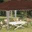 Pop-up Festtelt 575 x 290 x 245 cm Brun