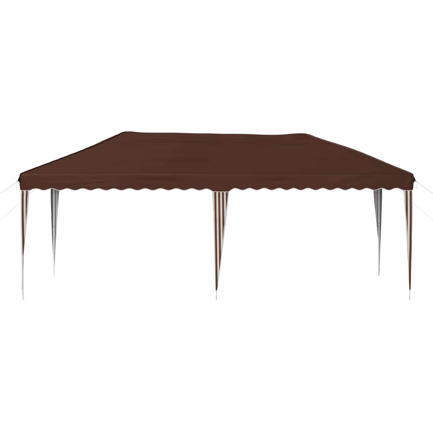 Pop-up Festtelt 575 x 290 x 245 cm Brun
