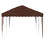 Pop-up Festtelt 575 x 290 x 245 cm Brun