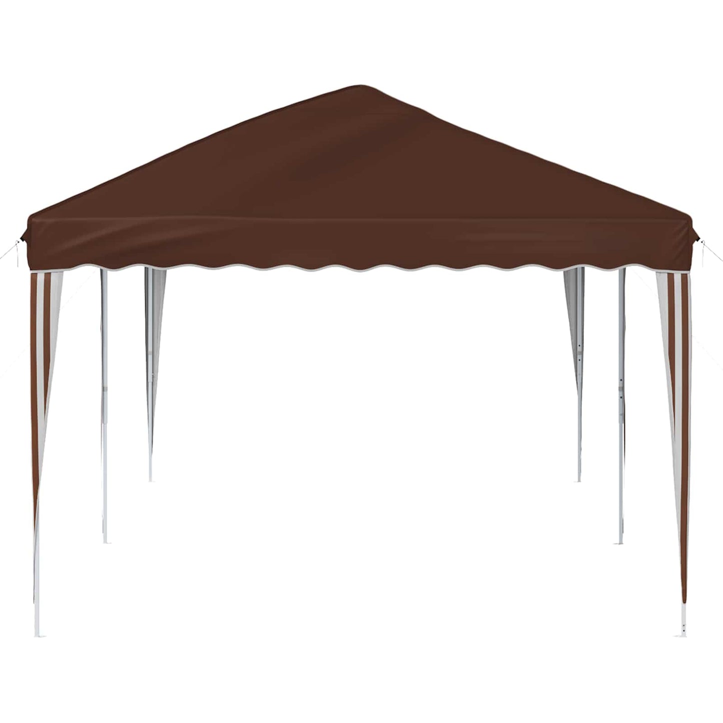 Pop-up Festtelt 575 x 290 x 245 cm Brun