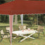 Pop-up Festtelt 575 x 290 x 245 cm Terrakotta