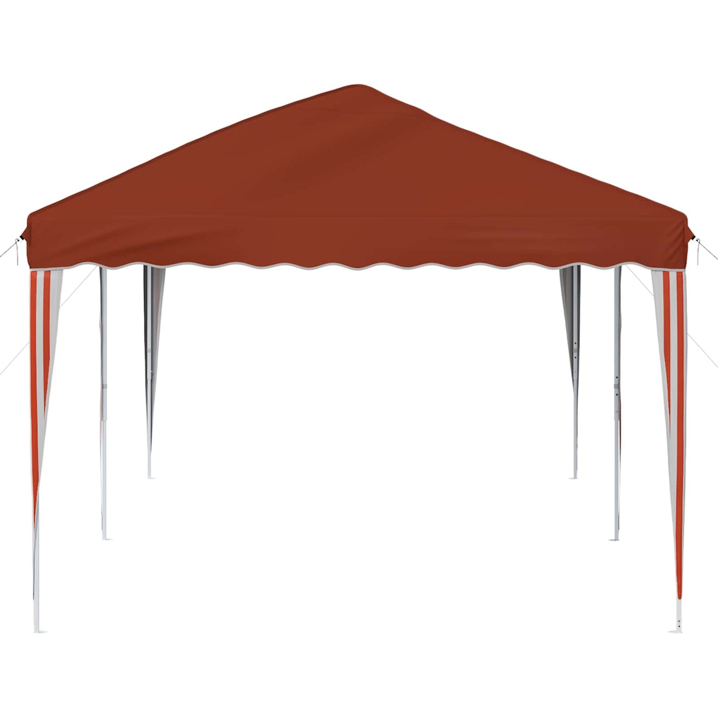 Pop-up Festtelt 575 x 290 x 245 cm Terrakotta