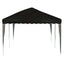 Pop-up Festtelt 575 x 290 x 245 cm Sort