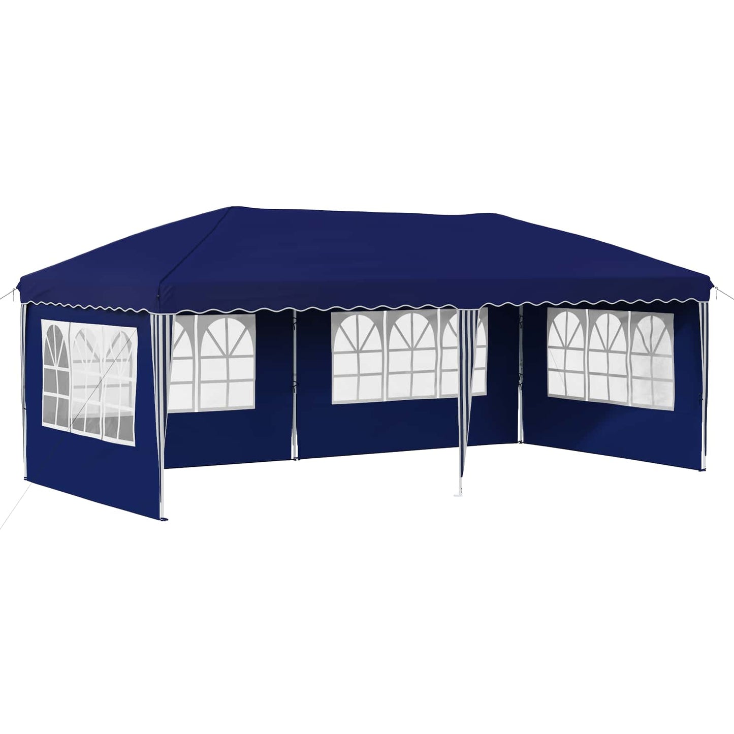 Pop-up Festtelt 575 x 289 x 245 cm Blå