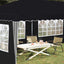 Pop-up Festtelt 575 x 289 x 245 cm Antracit