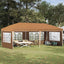 Pop-up Festtelt 575 x 289 x 245 cm Beige
