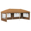 Pop-up Festtelt 575 x 289 x 245 cm Beige