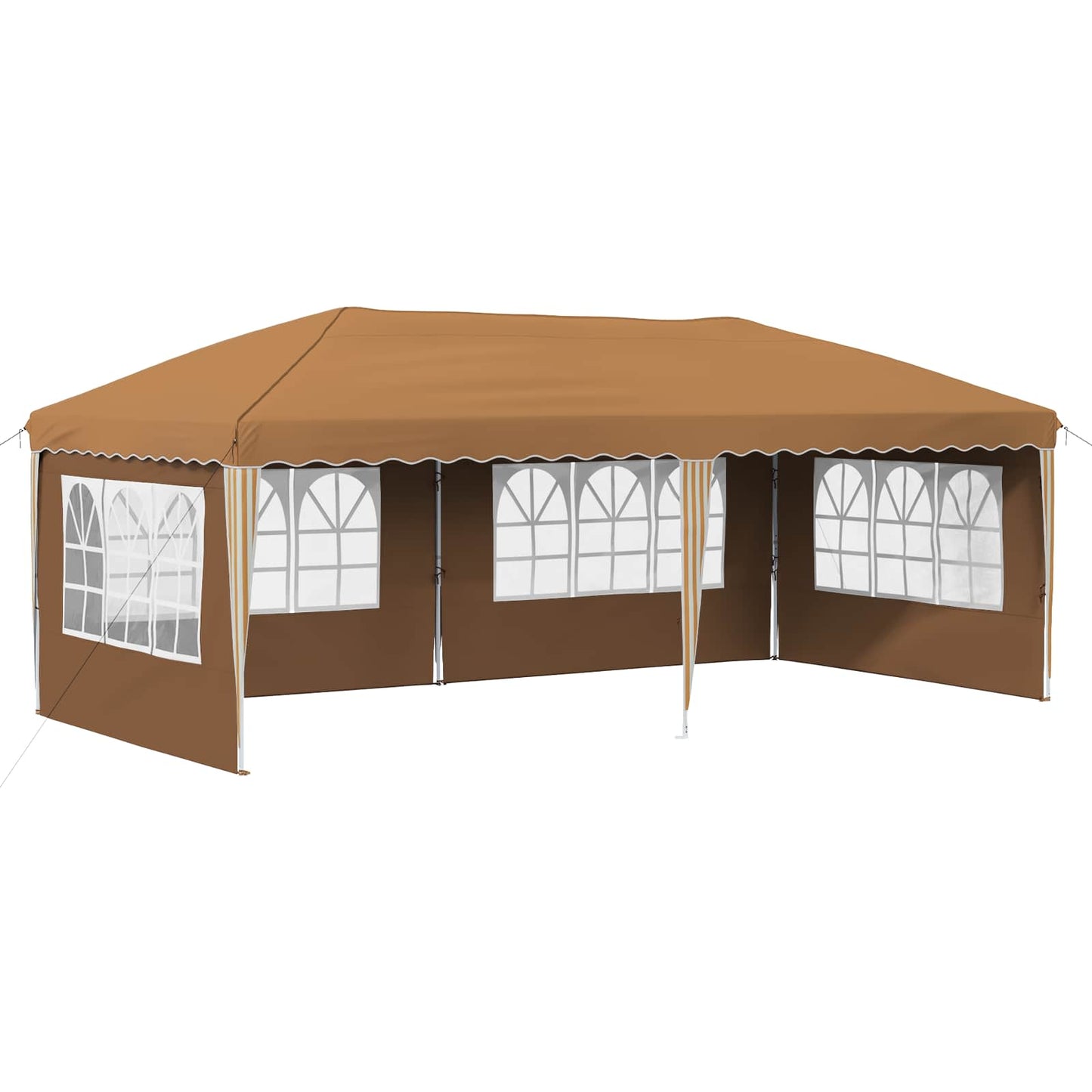 Pop-up Festtelt 575 x 289 x 245 cm Beige