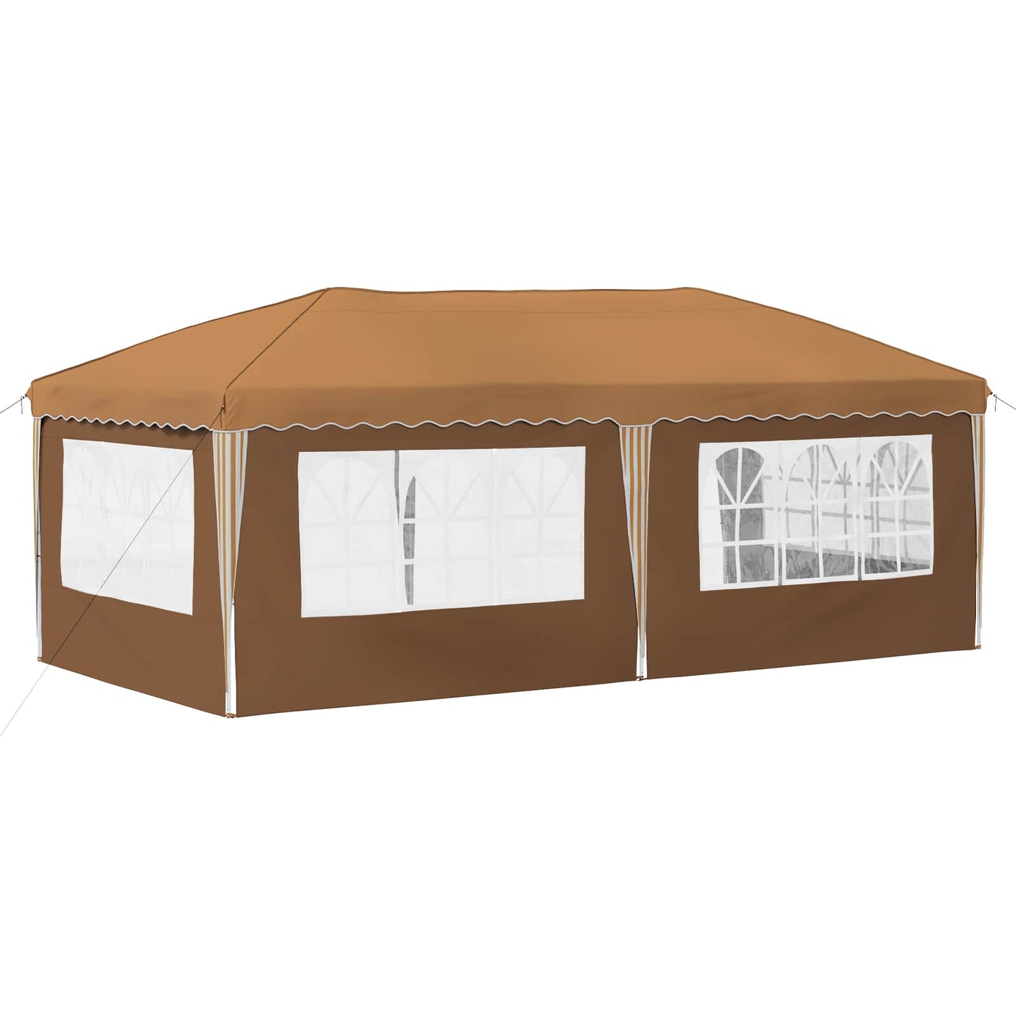 Pop-up Festtelt 575 x 289 x 245 cm Beige