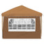 Pop-up Festtelt 575 x 289 x 245 cm Beige