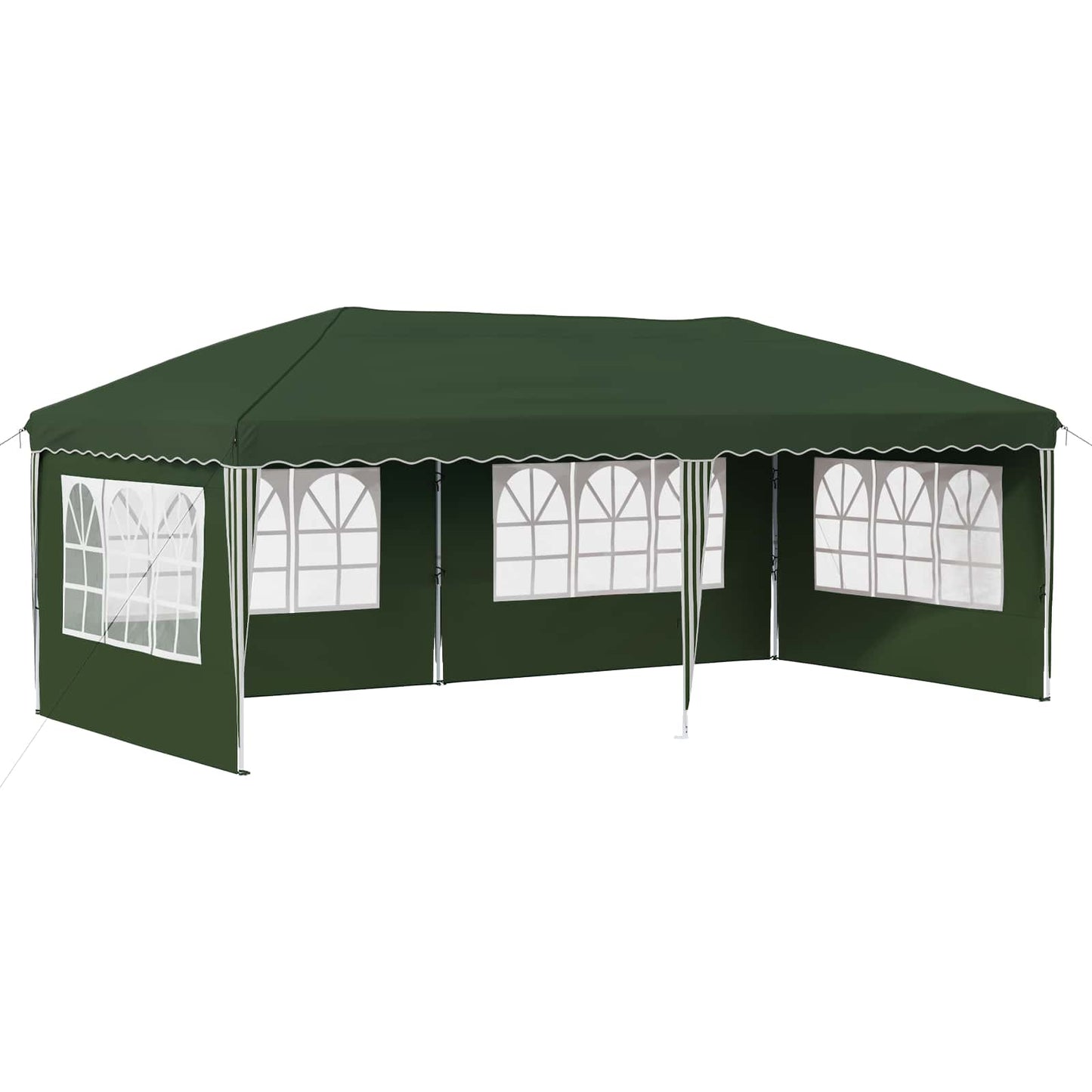 Pop-up Festtelt 575 x 289 x 245 cm Grøn