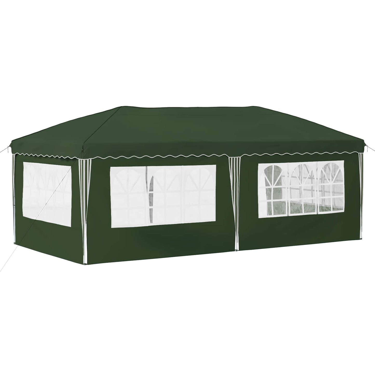 Pop-up Festtelt 575 x 289 x 245 cm Grøn