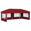 Pop-up Festtelt 575 x 289 x 245 cm Bordeaux