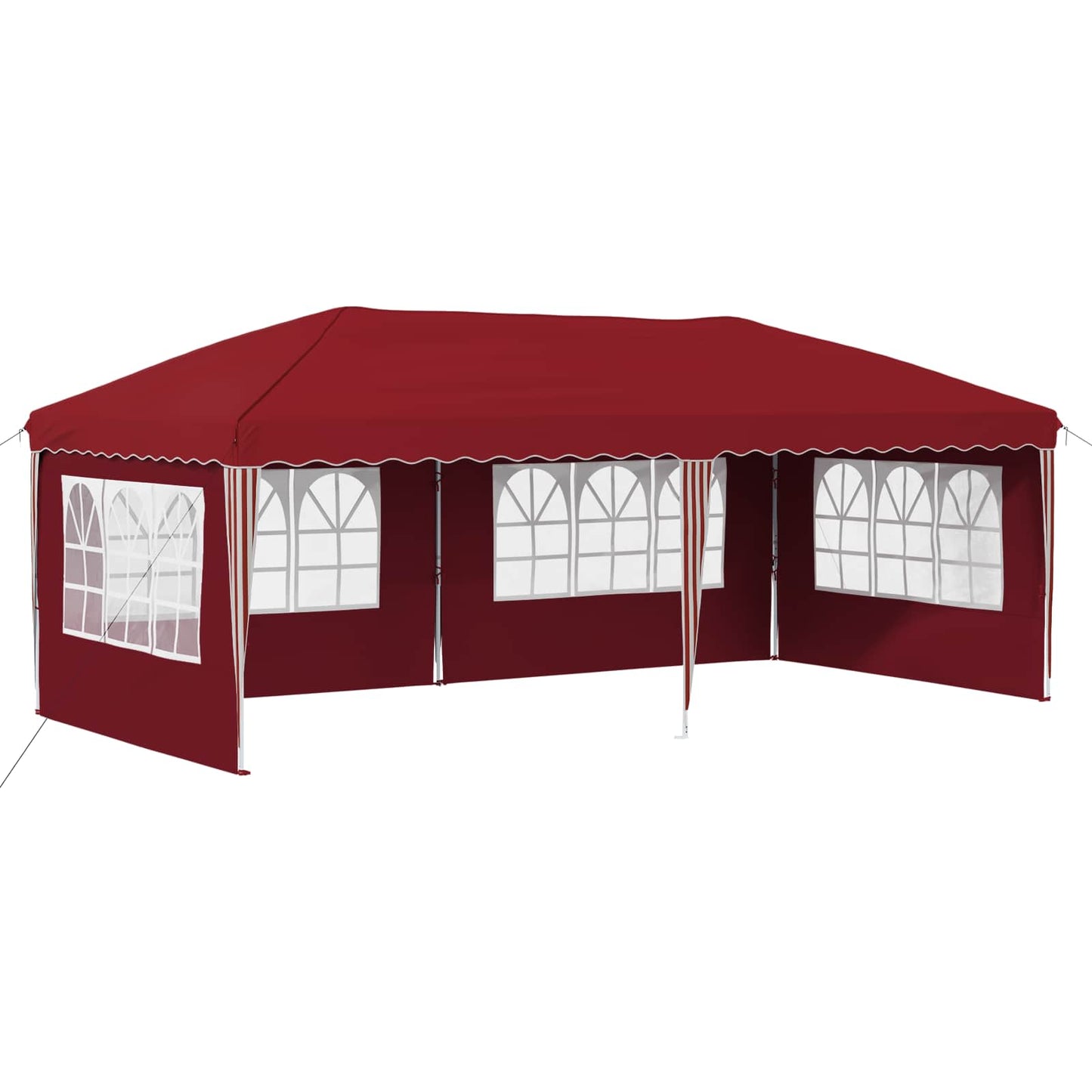 Pop-up Festtelt 575 x 289 x 245 cm Bordeaux