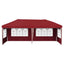 Pop-up Festtelt 575 x 289 x 245 cm Bordeaux