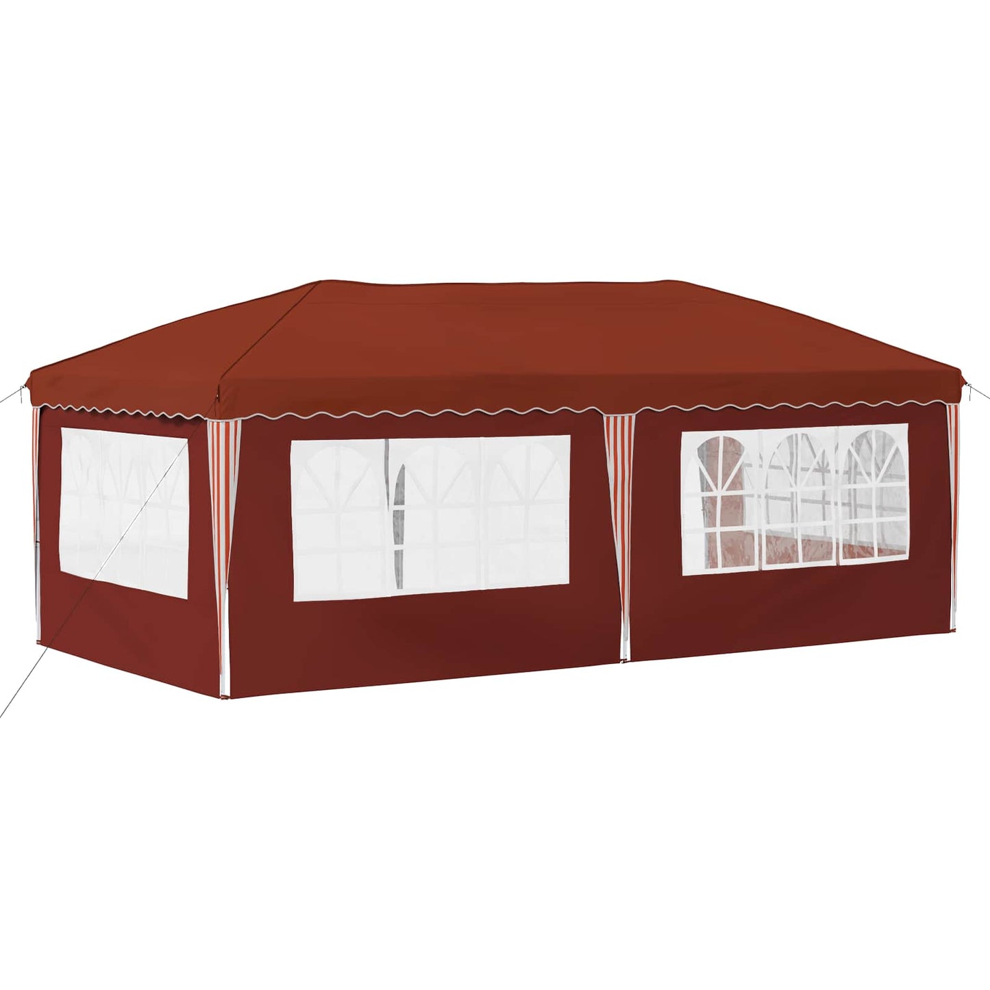 Pop-up Festtelt 575 x 289 x 245 cm Terrakotta