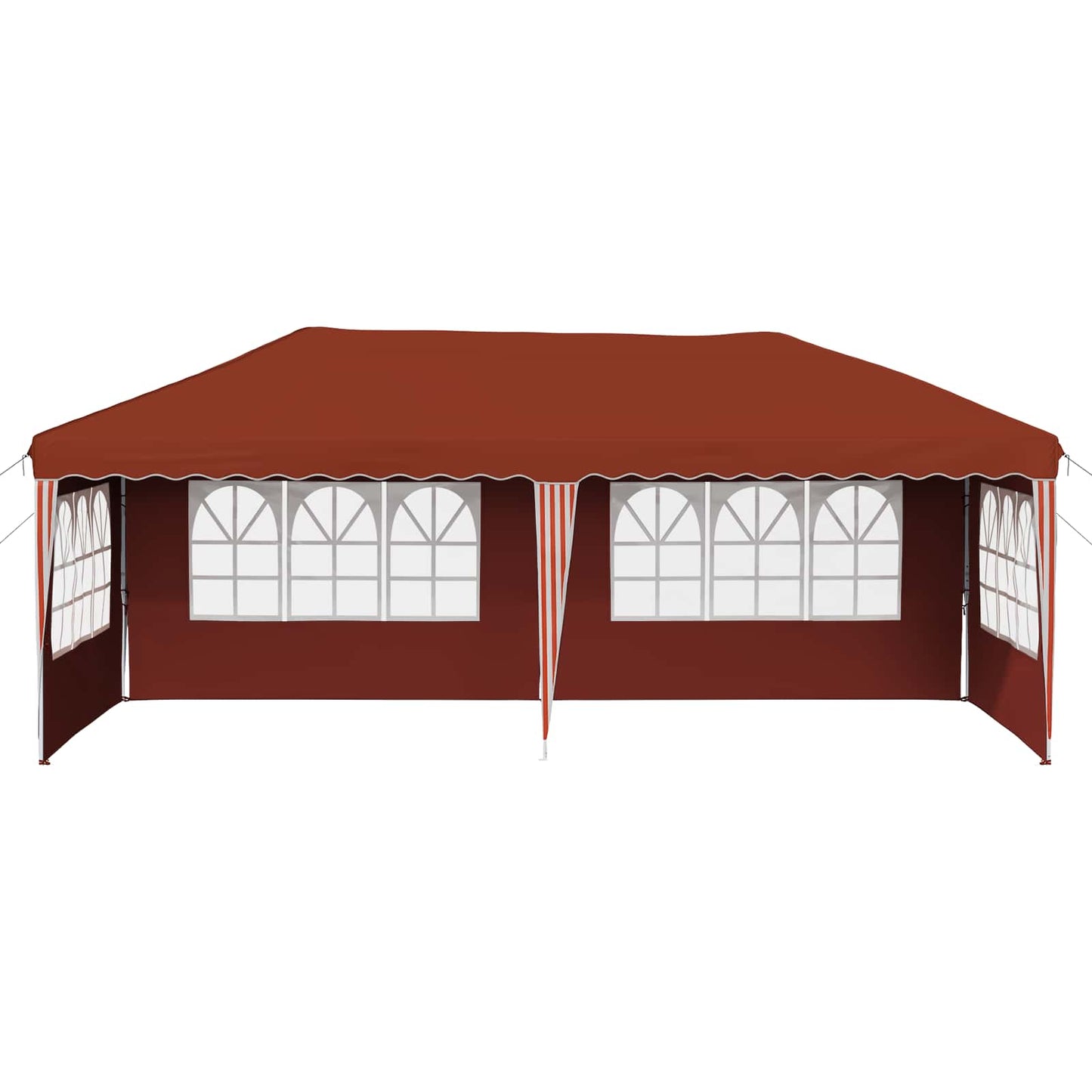 Pop-up Festtelt 575 x 289 x 245 cm Terrakotta