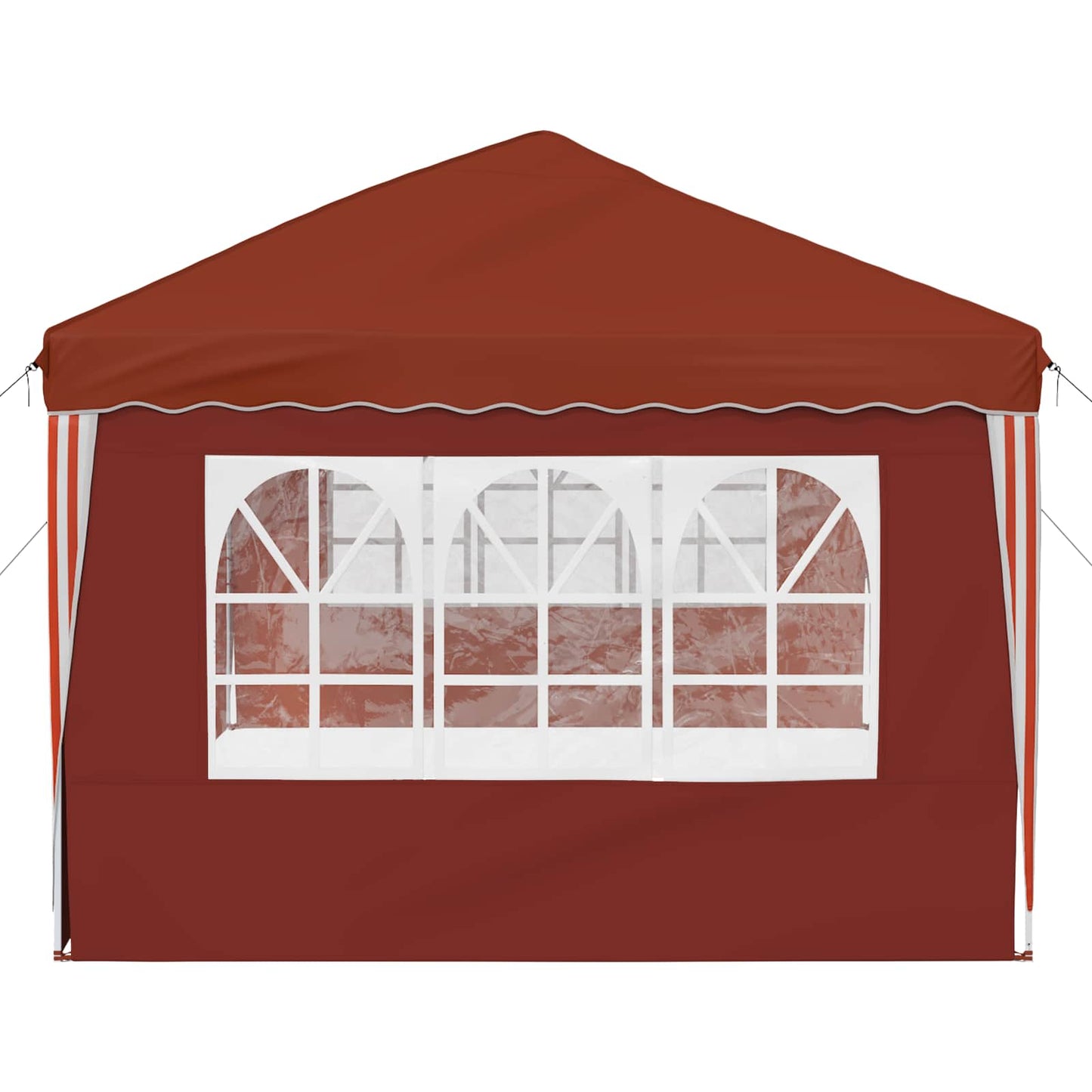 Pop-up Festtelt 575 x 289 x 245 cm Terrakotta
