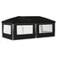 Pop-up Festtelt 575 x 289 x 245 cm Sort