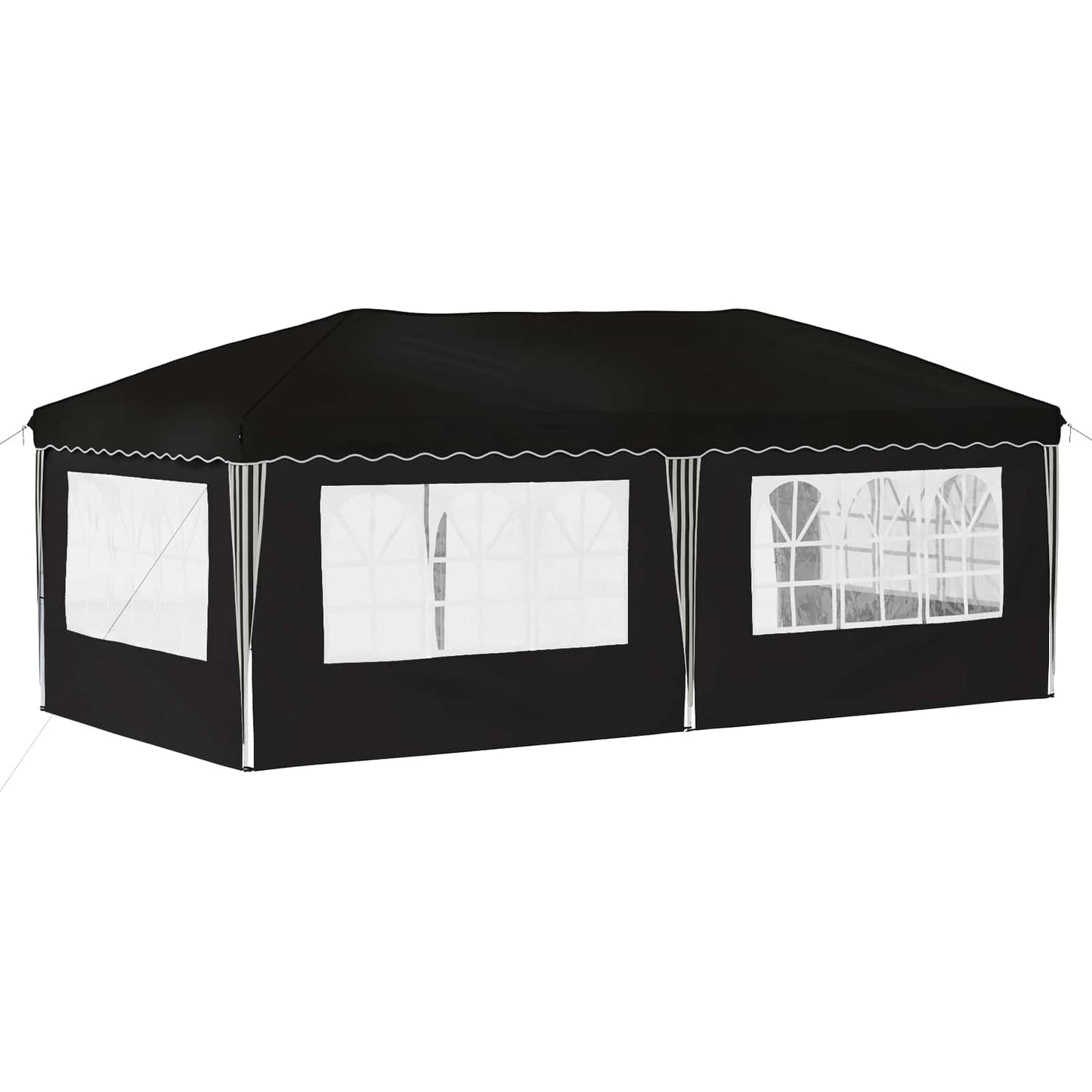 Pop-up Festtelt 575 x 289 x 245 cm Sort