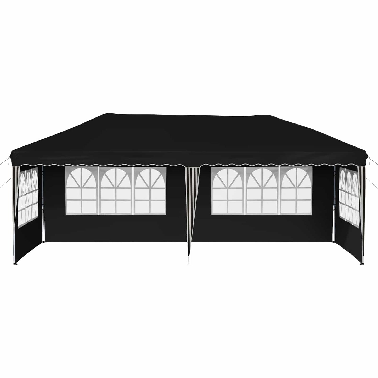 Pop-up Festtelt 575 x 289 x 245 cm Sort