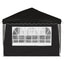 Pop-up Festtelt 575 x 289 x 245 cm Sort