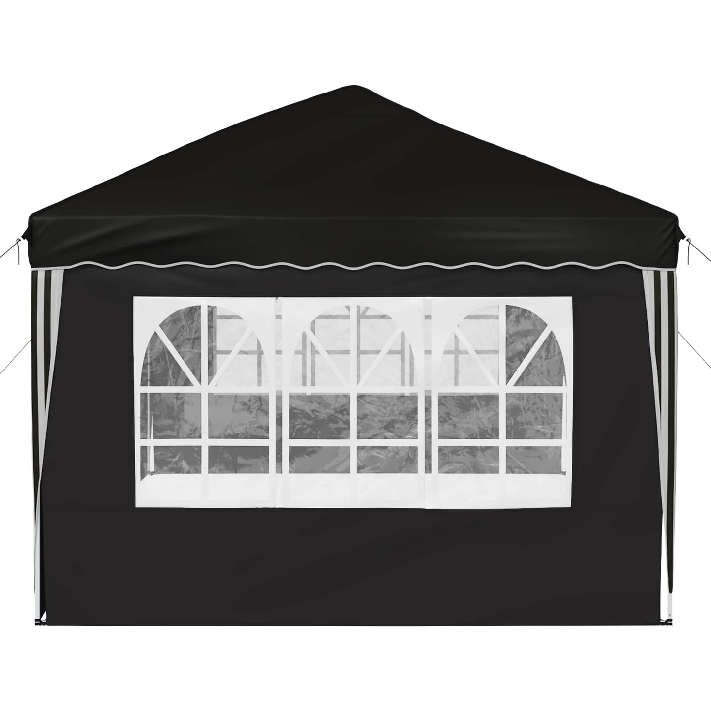 Pop-up Festtelt 575 x 289 x 245 cm Sort
