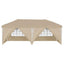 Pop-up Festtelt 575 x 288 x 245 cm Cremefarvet
