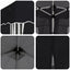 Pop-up Festtelt 575 x 288 x 245 cm Antracit
