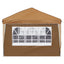 Pop-up Festtelt 575 x 288 x 245 cm Beige