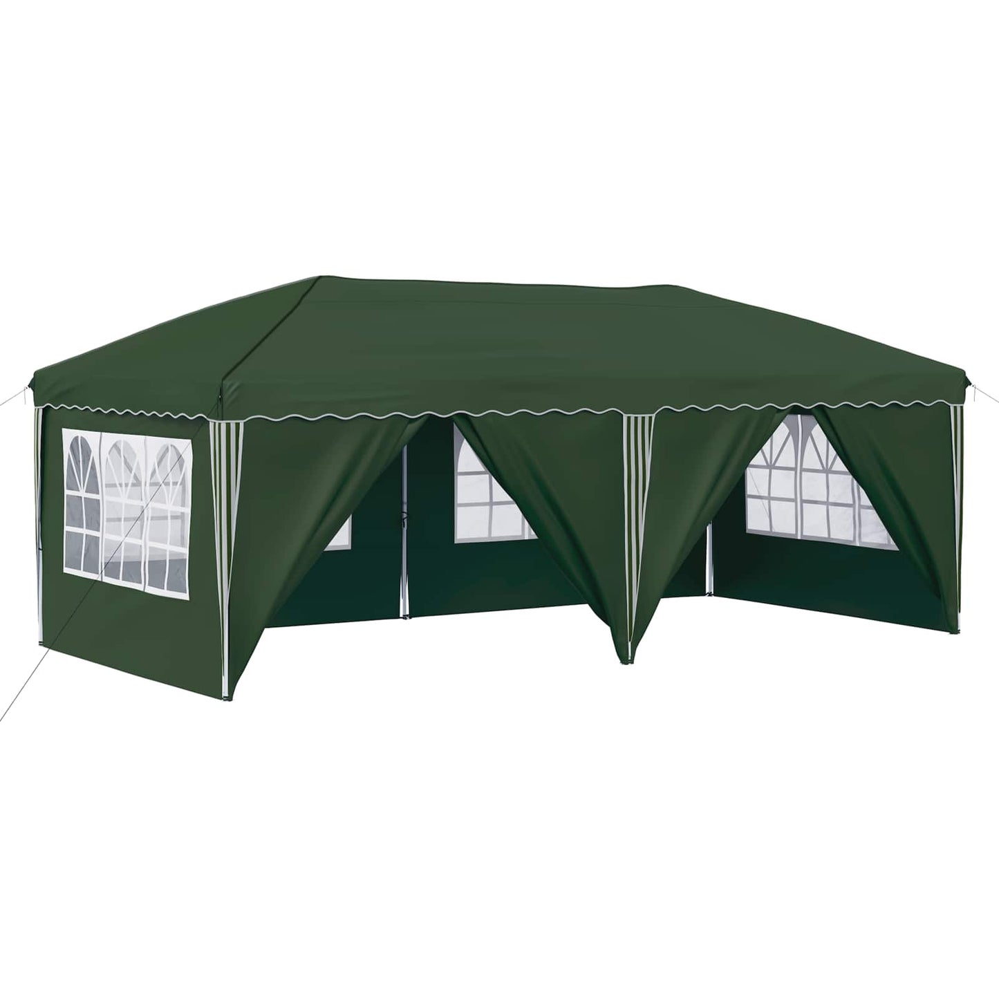 Pop-up Festtelt 575 x 288 x 245 cm Grøn