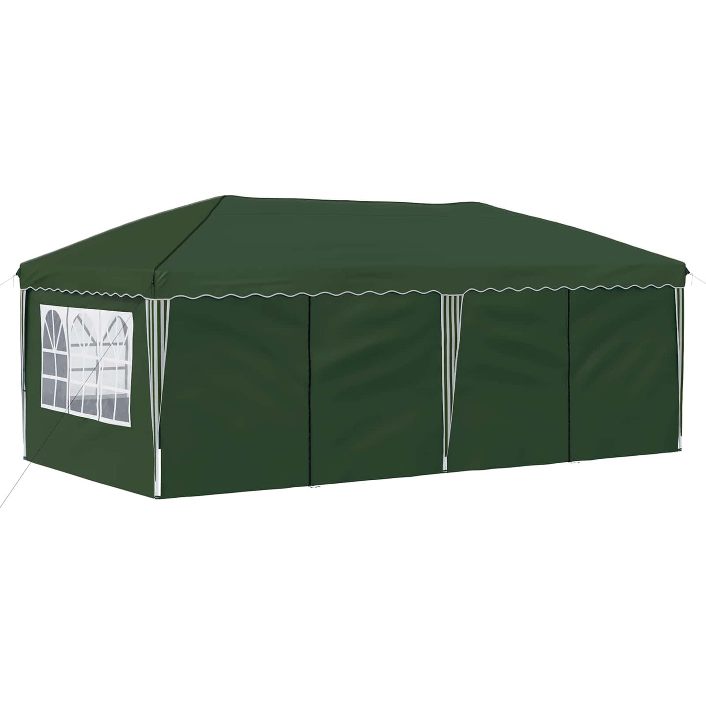 Pop-up Festtelt 575 x 288 x 245 cm Grøn